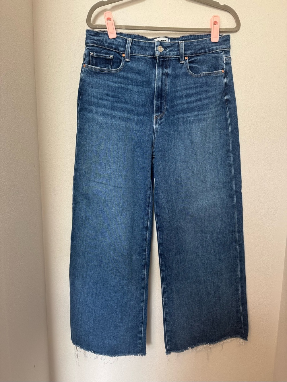 Paige Anessa Wide Leg Jeans - Picture 2 of 9